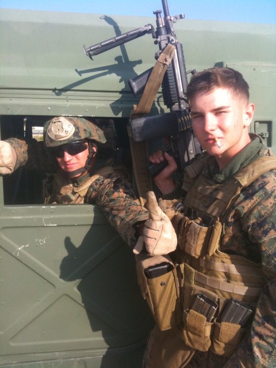 Our son, Stefen, in Spain.